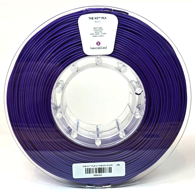 Kexcelled superieur PLA K5 - BlauwPaars/Blue Purple - 3D Printer Filament 1 Kexcelled PLA K5 BluePurple