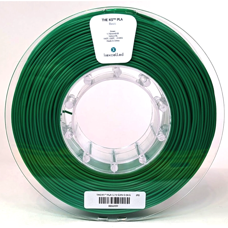 Kexcelled superieur PLA - Groen/ Green 500g - 3D Printer Filament 1 Kexcelled PLA K5 green