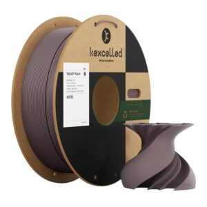 Kexcelled Matte PLA Combideal 5 x 1kg = 5kg AsPaars, ChelseaRood, OranjeRood, FelGeel + OlijfGroen 3D Printer filament SPECIAL OFFER! 7 AshPurpleNew