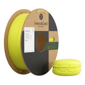 Kexcelled Matte PLA Combideal 5 x 1kg = 5kg AsPaars, ChelseaRood, OranjeRood, FelGeel + OlijfGroen 3D Printer filament SPECIAL OFFER! 10 HotYellowNew