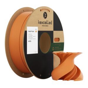 Kexcelled Matte PLA Combideal 5 x 1kg = 5kg AsPaars, ChelseaRood, OranjeRood, FelGeel + OlijfGroen 3D Printer filament SPECIAL OFFER! 9 OrangeRedNew