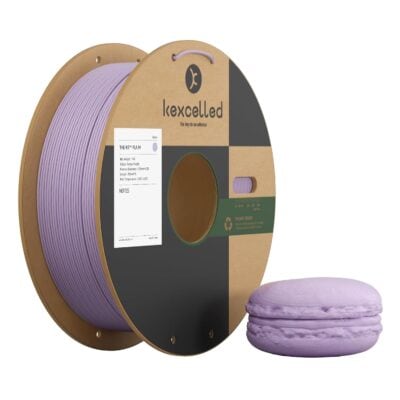 Kexcelled PLA Combideal 5 x 1kg = 5kg Matt AquaBlauw, Matt RatanPaars, Matt TengerGroen, Matt Perzik + Wit 3D Printer filament SPECIAL OFFER! - Afbeelding 3